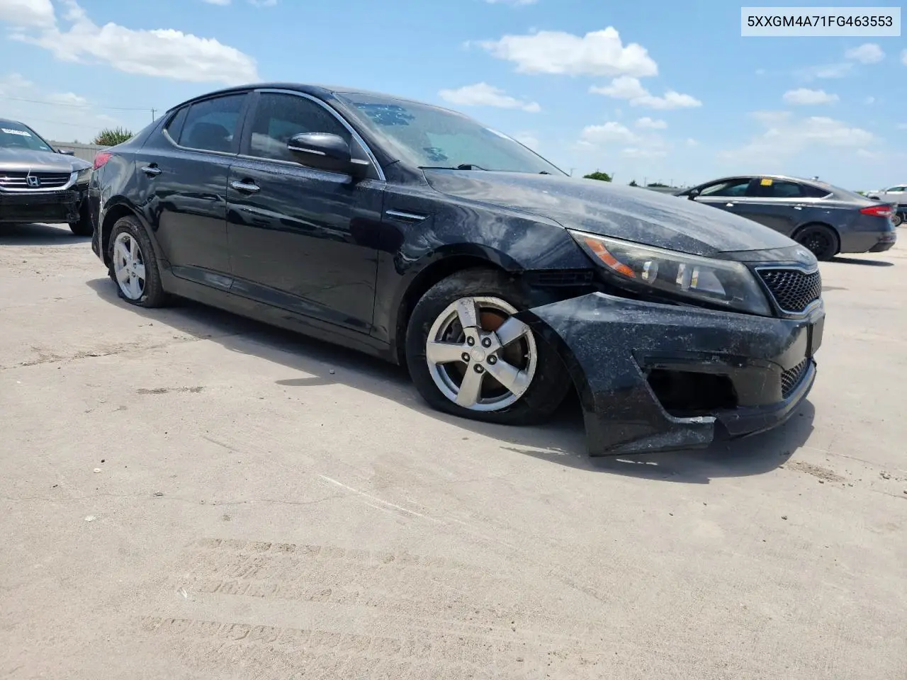 2015 Kia Optima Lx VIN: 5XXGM4A71FG463553 Lot: 62876005