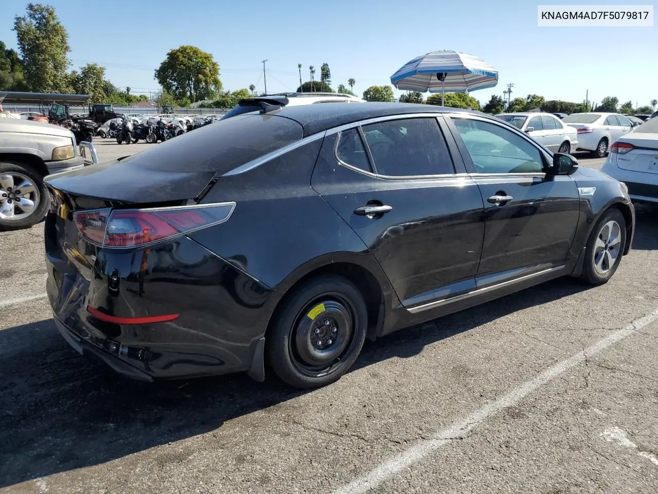 2015 Kia Optima Hybrid VIN: KNAGM4AD7F5079817 Lot: 62938775