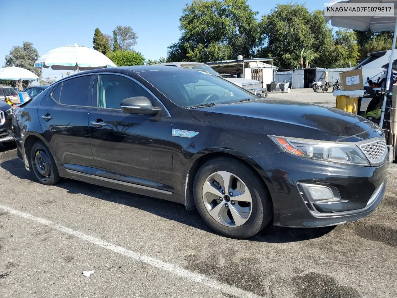 2015 Kia Optima Hybrid VIN: KNAGM4AD7F5079817 Lot: 62938775