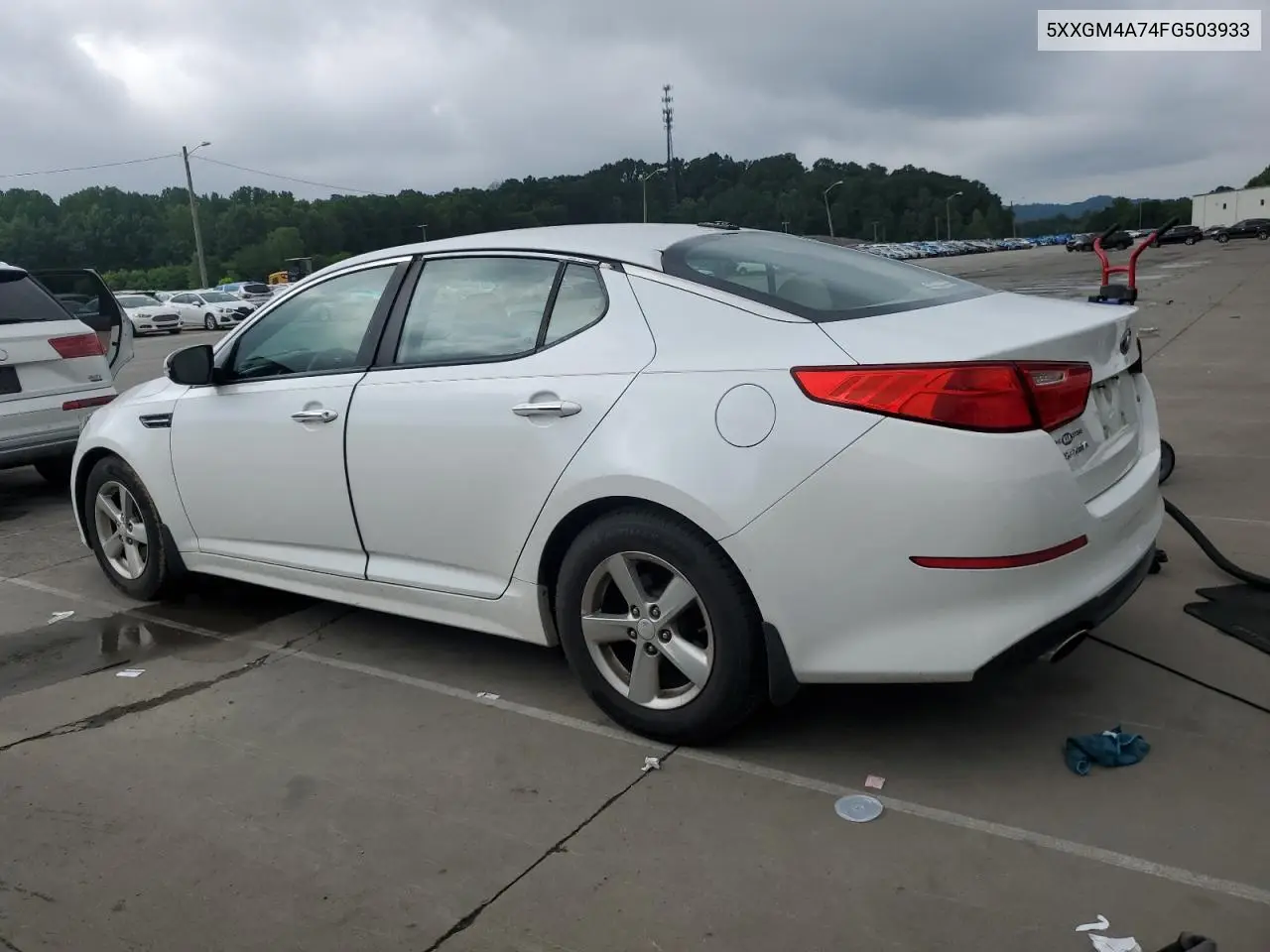 2015 Kia Optima Lx VIN: 5XXGM4A74FG503933 Lot: 63073965