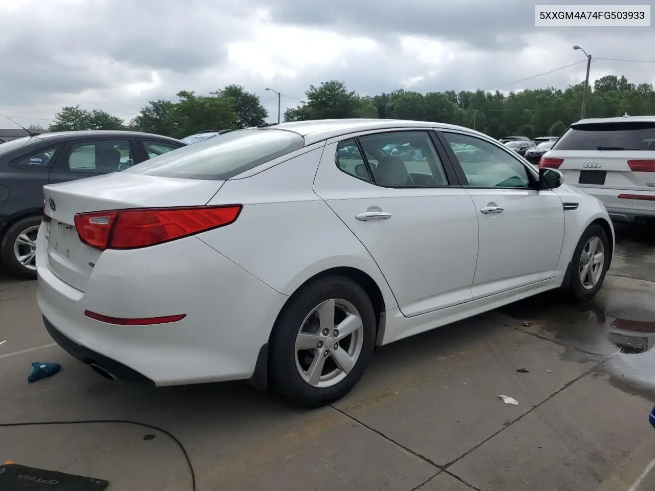 2015 Kia Optima Lx VIN: 5XXGM4A74FG503933 Lot: 63073965