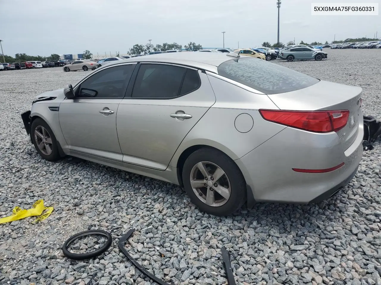 2015 Kia Optima Lx VIN: 5XXGM4A75FG360331 Lot: 63214985