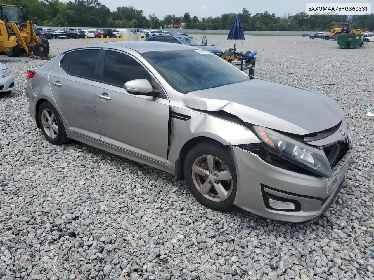 2015 Kia Optima Lx VIN: 5XXGM4A75FG360331 Lot: 63214985