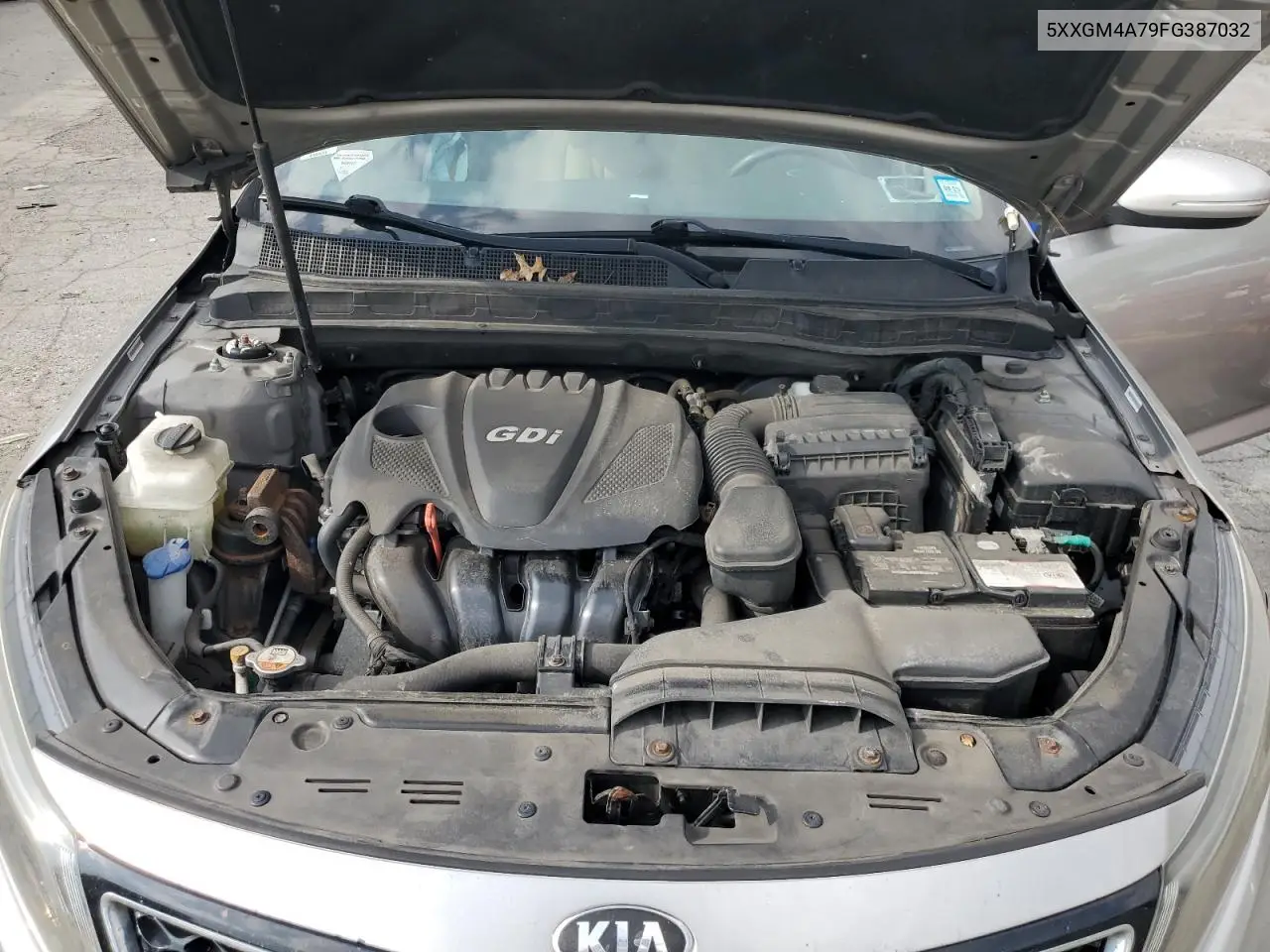 2015 Kia Optima Lx VIN: 5XXGM4A79FG387032 Lot: 65882205