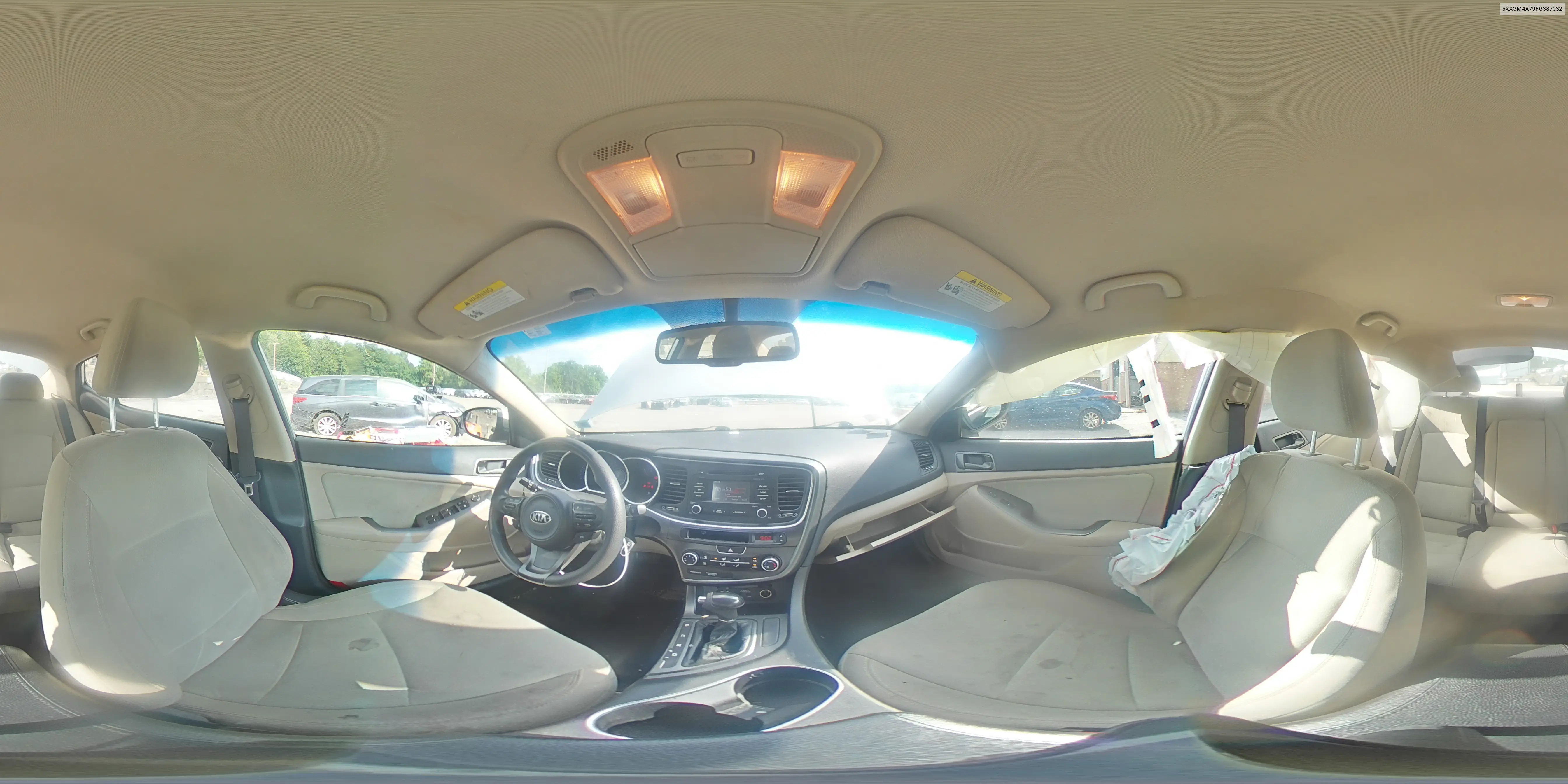 2015 Kia Optima Lx VIN: 5XXGM4A79FG387032 Lot: 65882205