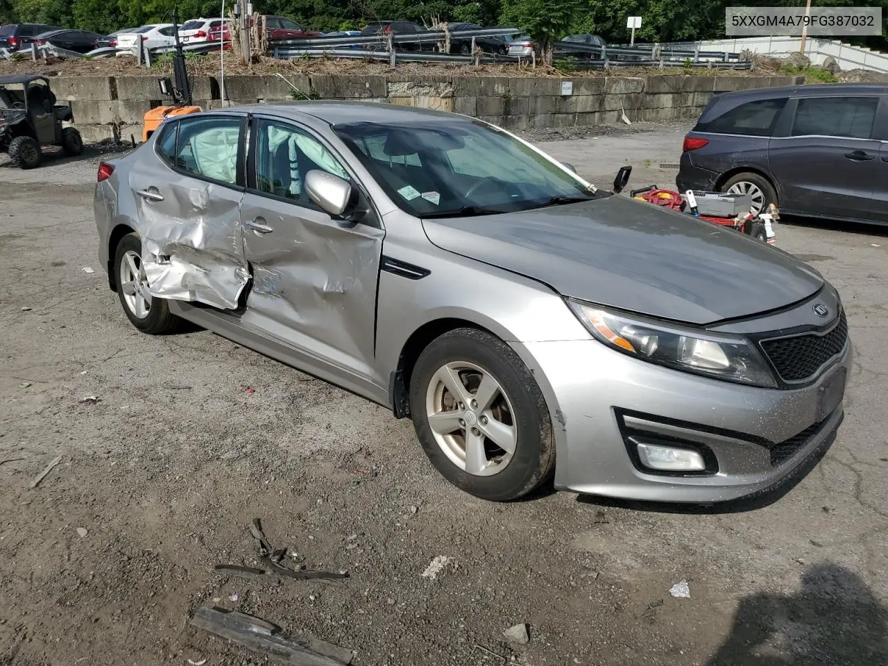 2015 Kia Optima Lx VIN: 5XXGM4A79FG387032 Lot: 65882205
