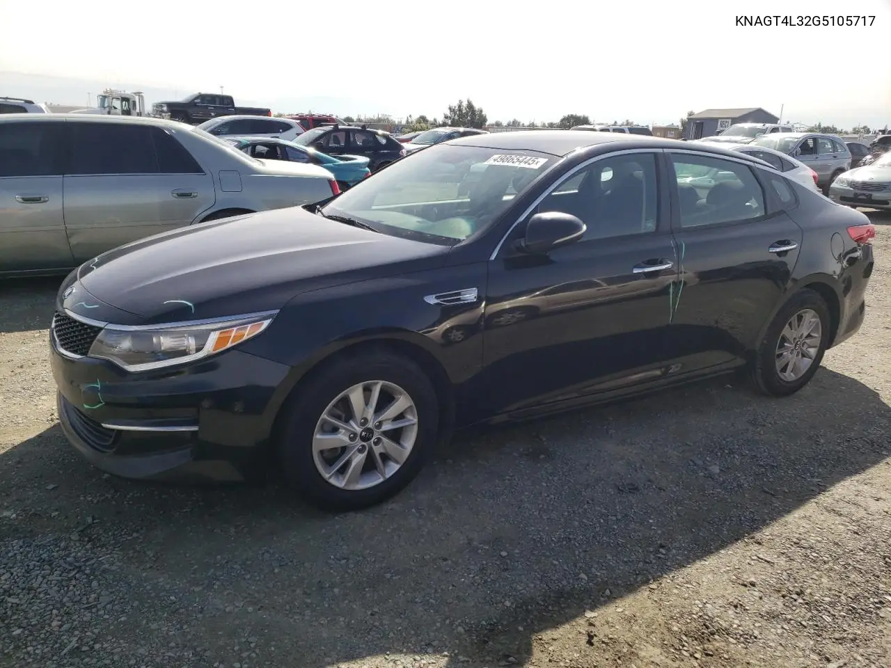 2016 Kia Optima Lx VIN: KNAGT4L32G5105717 Lot: 49865445