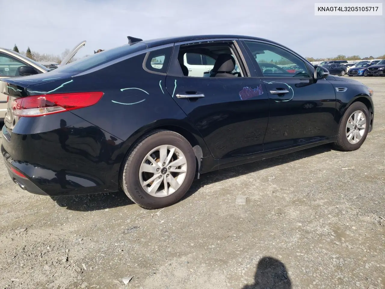 2016 Kia Optima Lx VIN: KNAGT4L32G5105717 Lot: 49865445