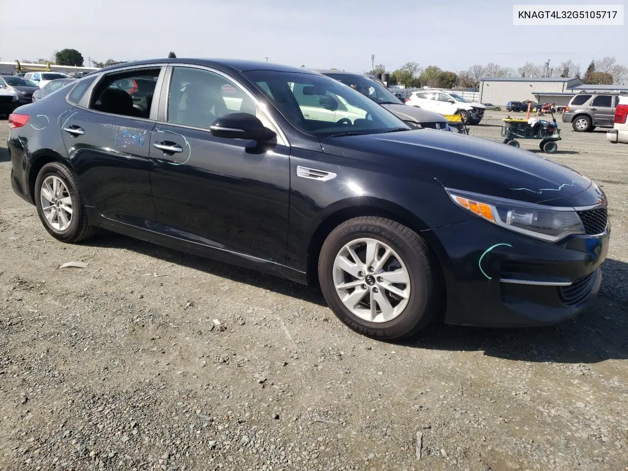 2016 Kia Optima Lx VIN: KNAGT4L32G5105717 Lot: 49865445