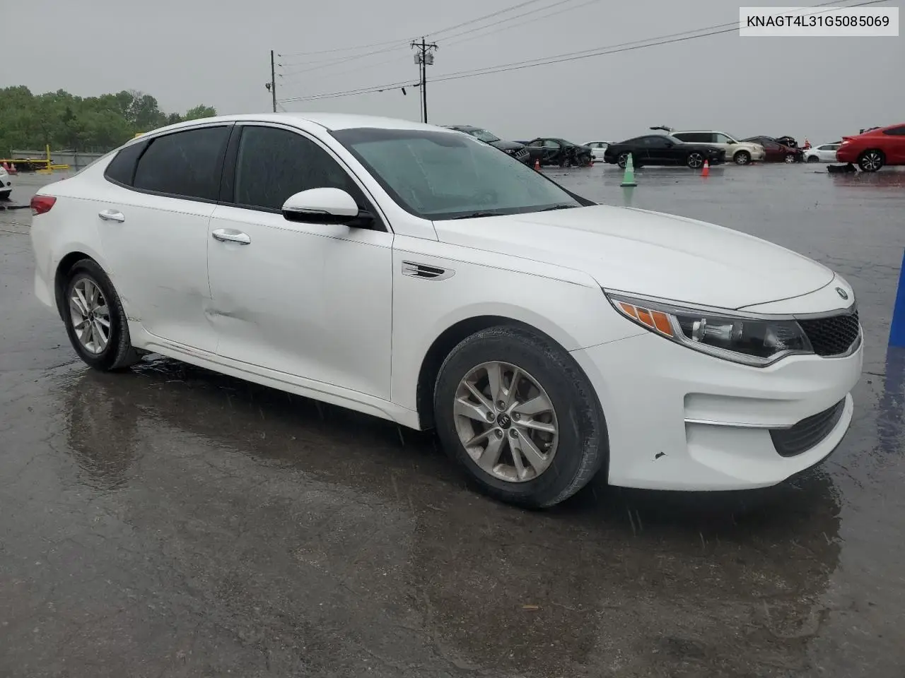 2016 Kia Optima Lx VIN: KNAGT4L31G5085069 Lot: 53656495