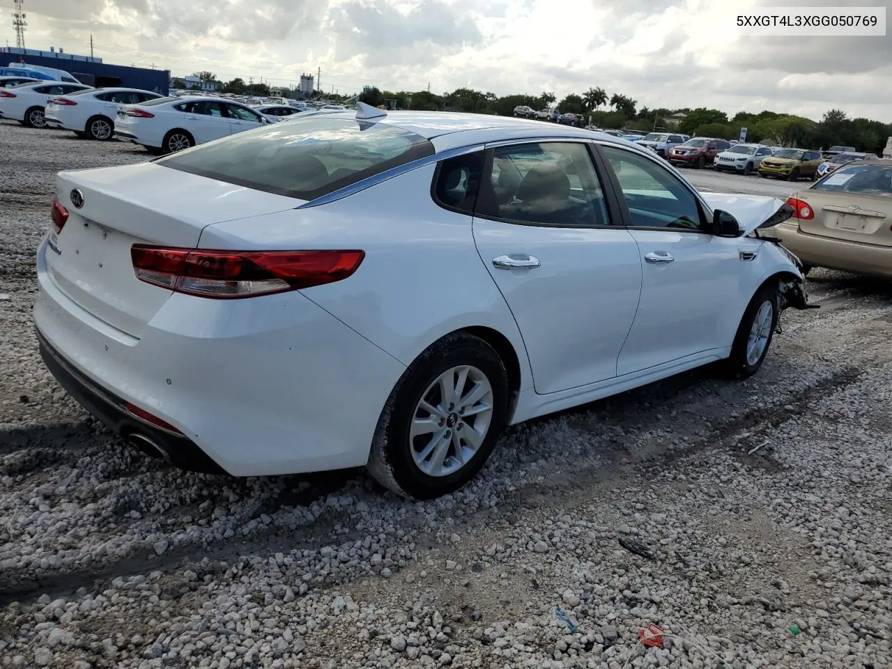 2016 Kia Optima Lx VIN: 5XXGT4L3XGG050769 Lot: 56193235