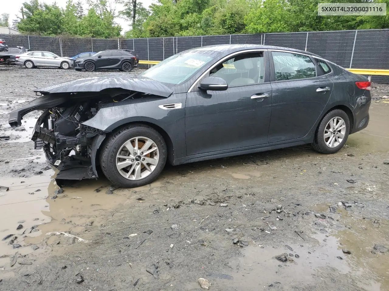 2016 Kia Optima Lx VIN: 5XXGT4L32GG031116 Lot: 56691725