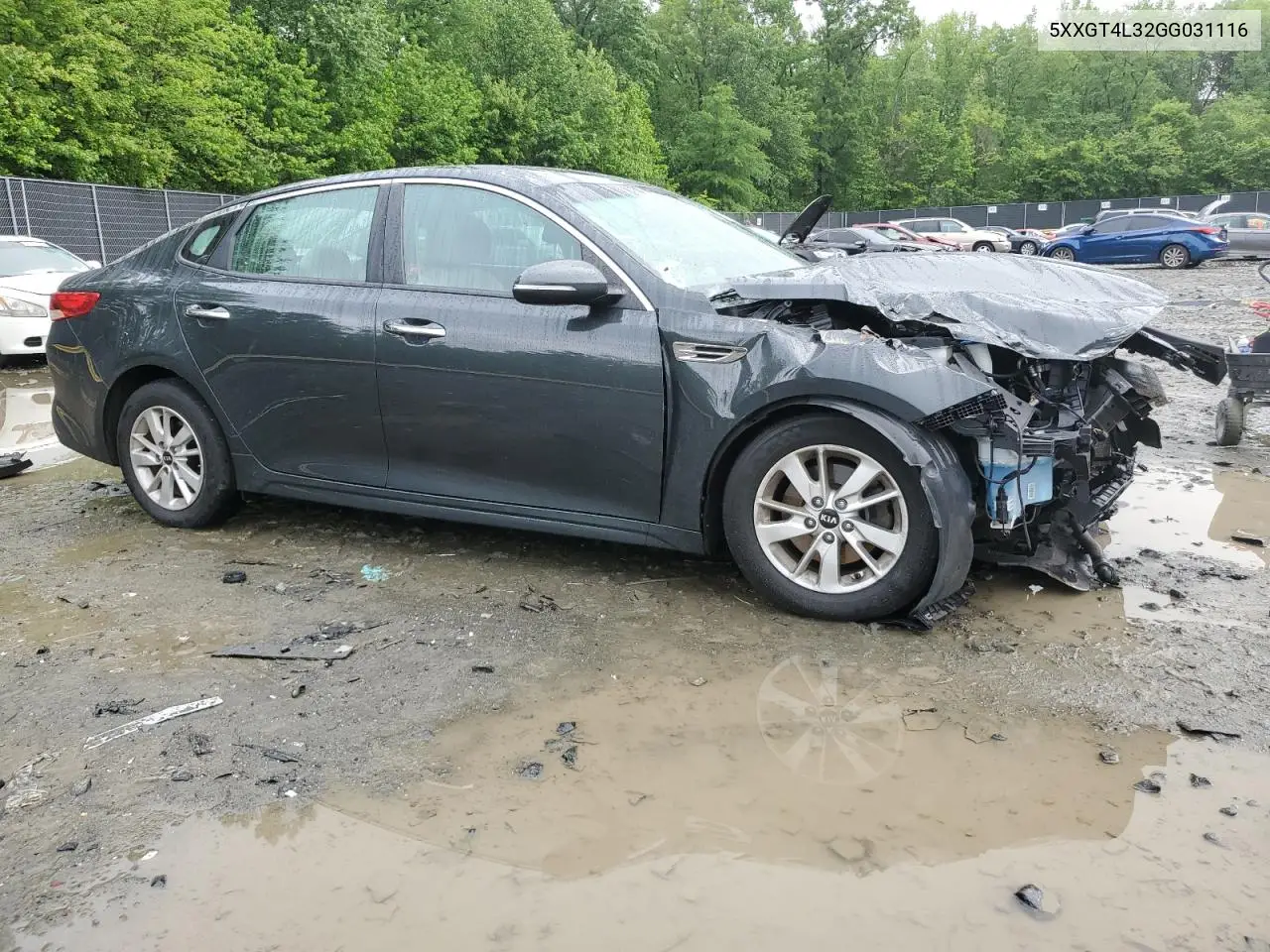 2016 Kia Optima Lx VIN: 5XXGT4L32GG031116 Lot: 56691725