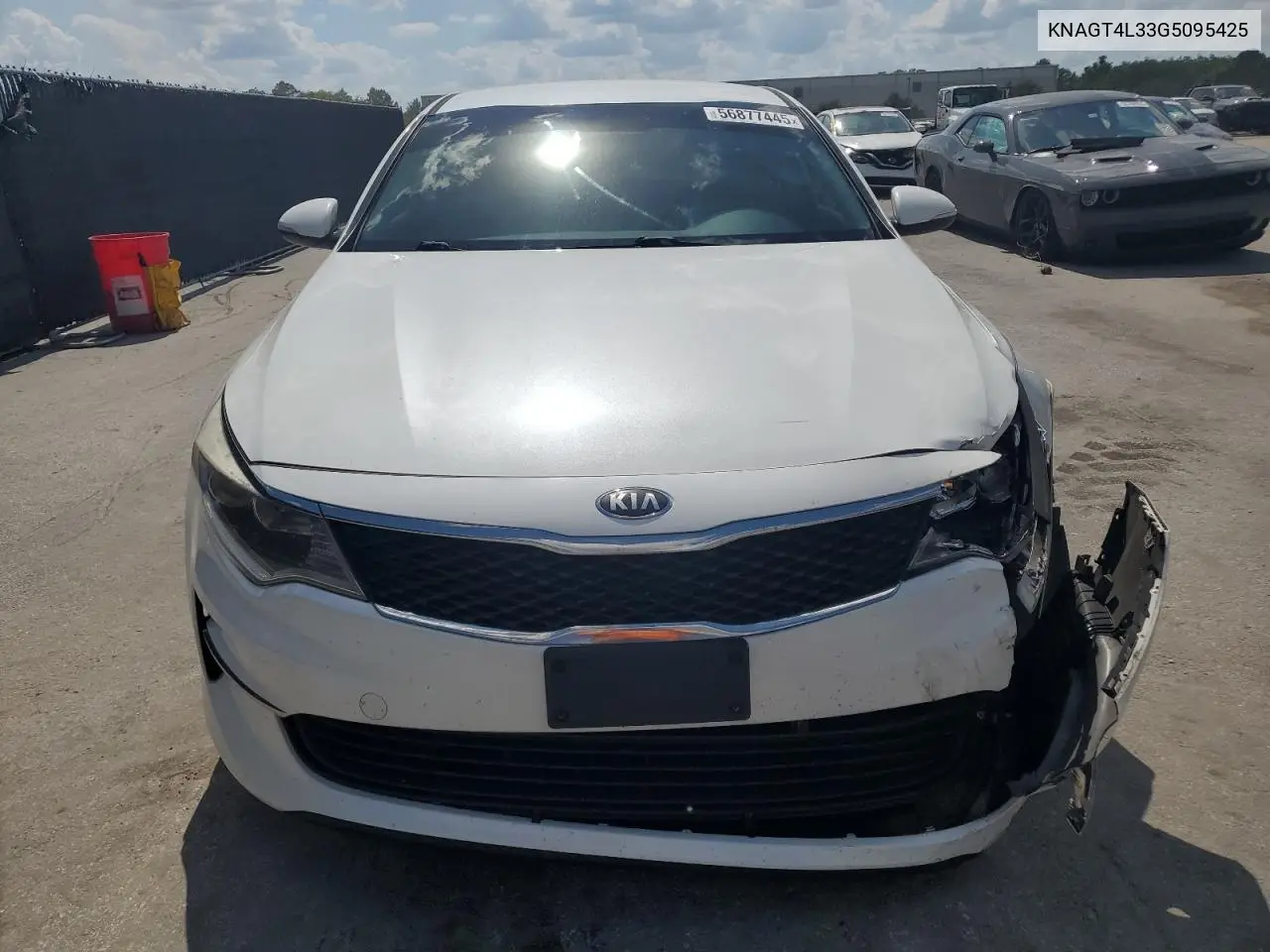 2016 Kia Optima Lx VIN: KNAGT4L33G5095425 Lot: 56877445
