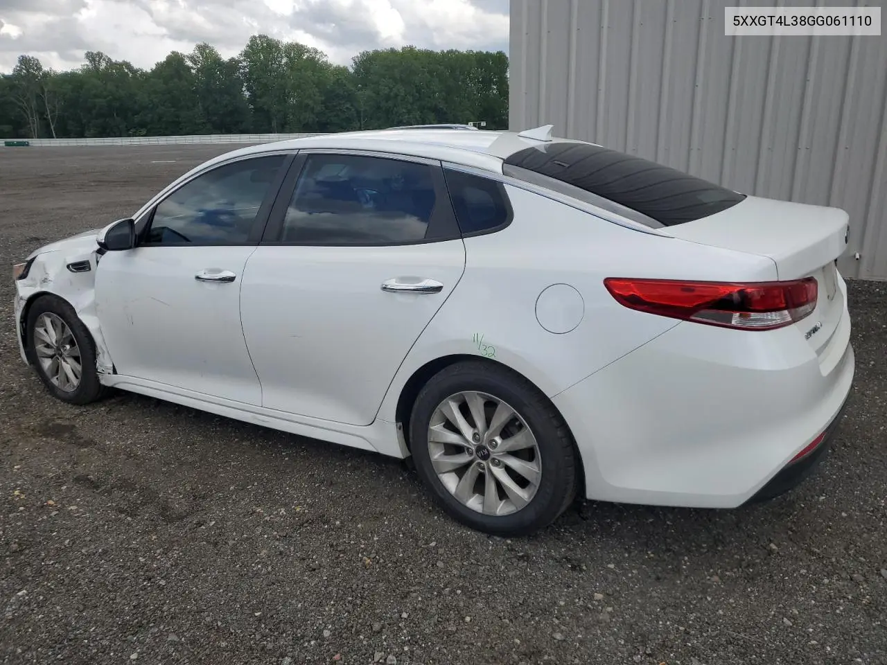 2016 Kia Optima Lx VIN: 5XXGT4L38GG061110 Lot: 57070655