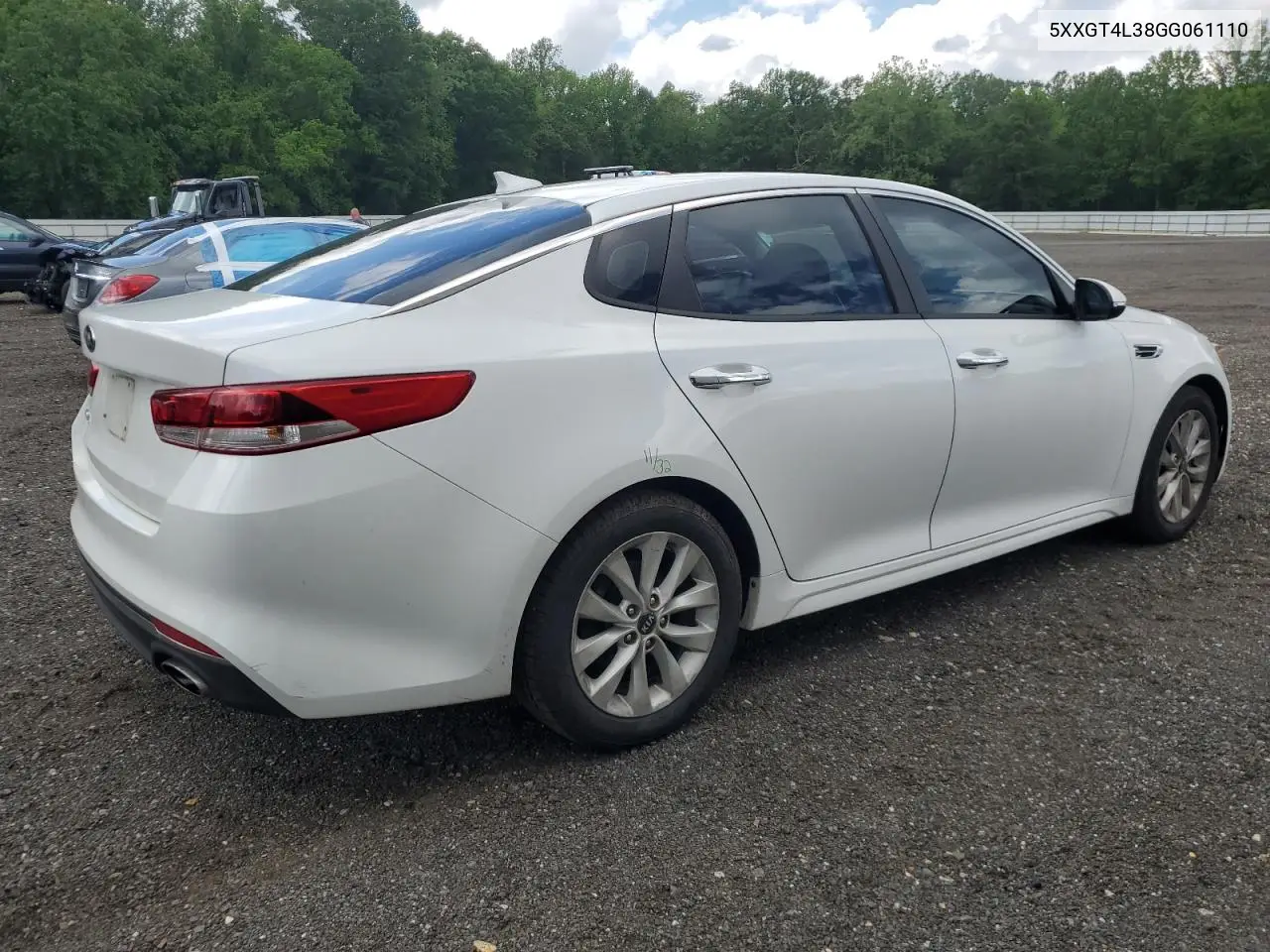 2016 Kia Optima Lx VIN: 5XXGT4L38GG061110 Lot: 57070655