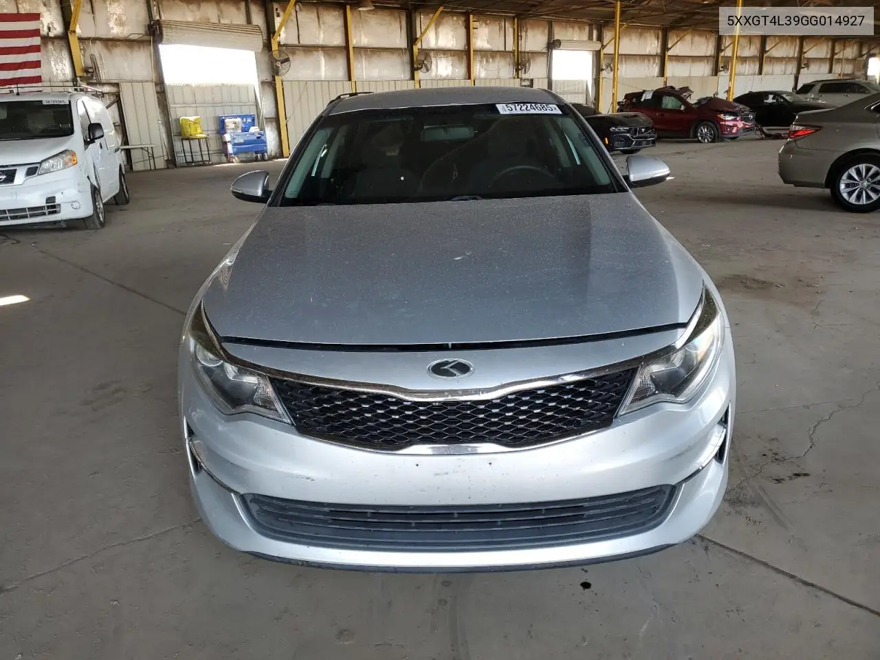 2016 Kia Optima Lx VIN: 5XXGT4L39GG014927 Lot: 57224685