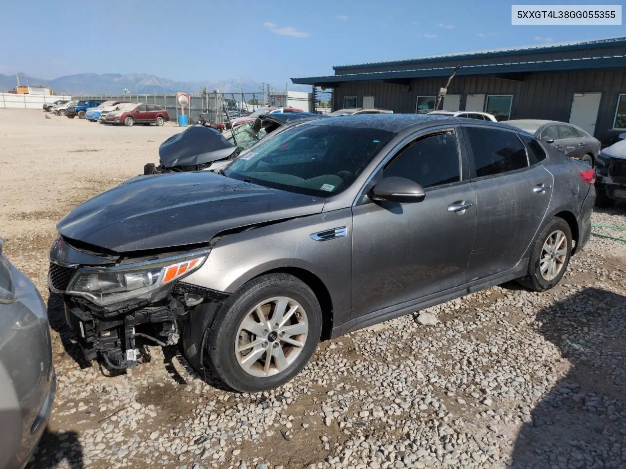 2016 Kia Optima Lx VIN: 5XXGT4L38GG055355 Lot: 60862735
