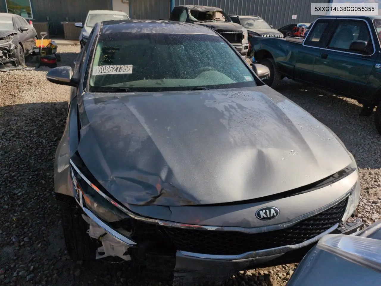 2016 Kia Optima Lx VIN: 5XXGT4L38GG055355 Lot: 60862735