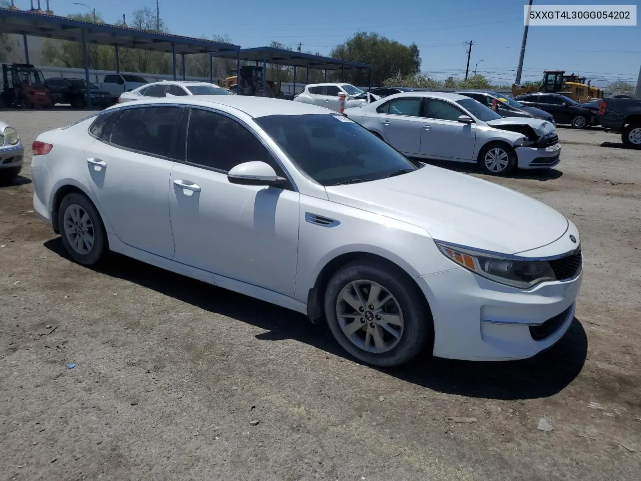 2016 Kia Optima Lx VIN: 5XXGT4L30GG054202 Lot: 61451695