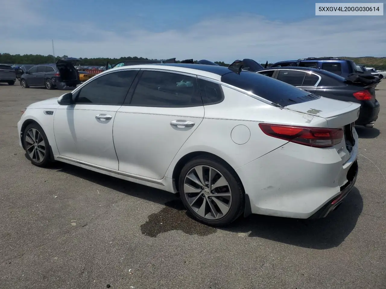 2016 Kia Optima Sxl VIN: 5XXGV4L20GG030614 Lot: 61874955