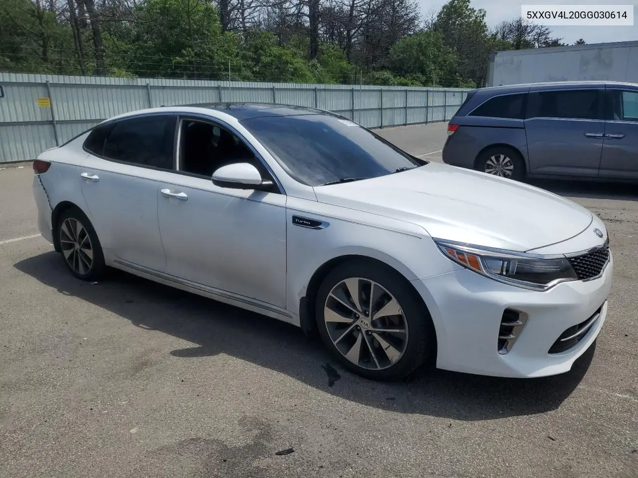 2016 Kia Optima Sxl VIN: 5XXGV4L20GG030614 Lot: 61874955