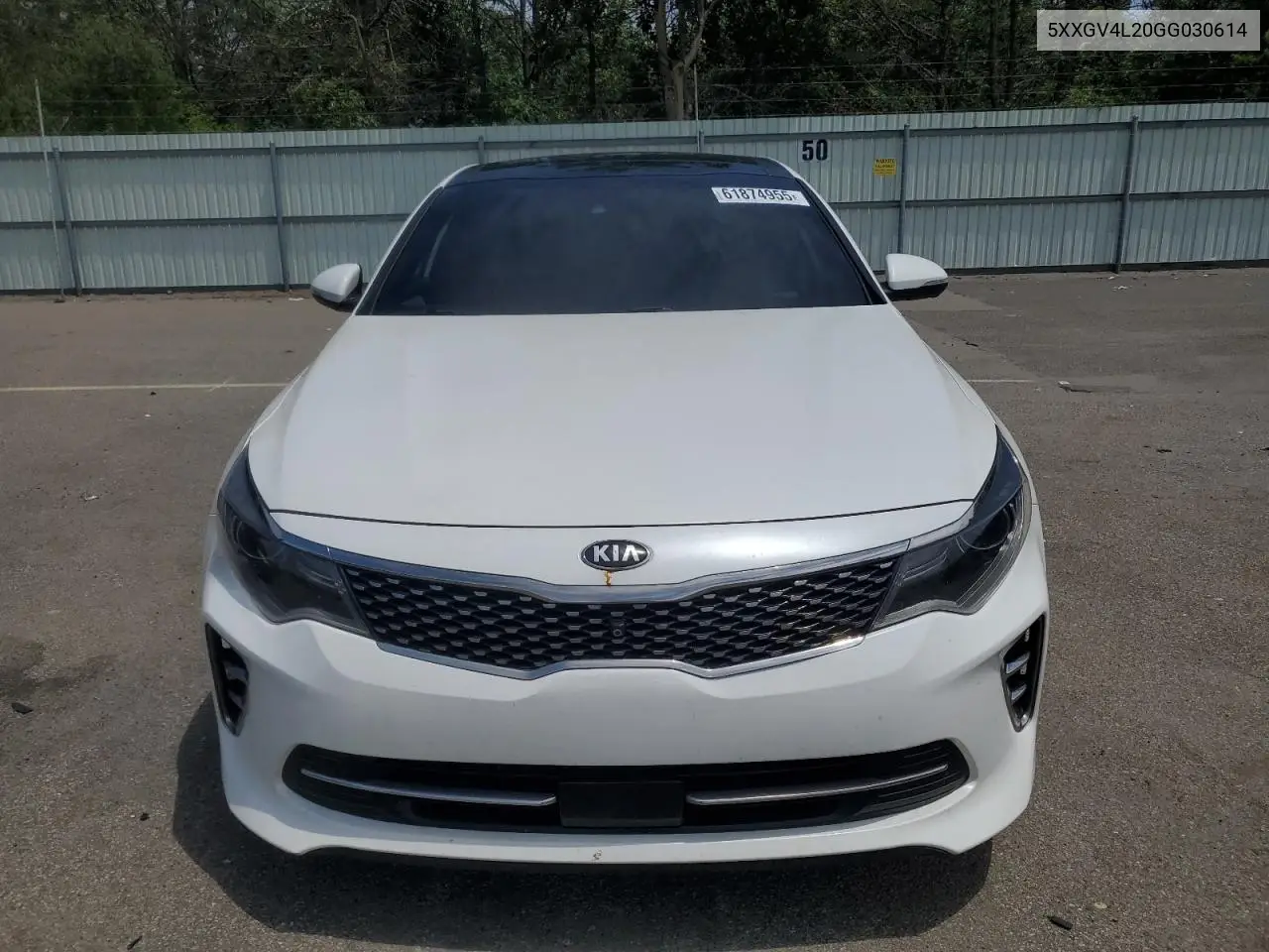 2016 Kia Optima Sxl VIN: 5XXGV4L20GG030614 Lot: 61874955