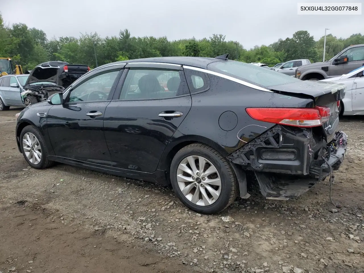 2016 Kia Optima Ex VIN: 5XXGU4L32GG077848 Lot: 62453665