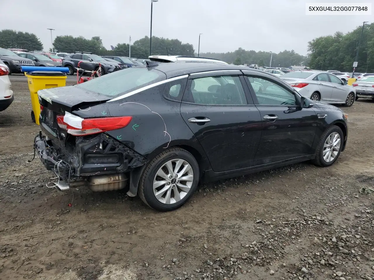 2016 Kia Optima Ex VIN: 5XXGU4L32GG077848 Lot: 62453665