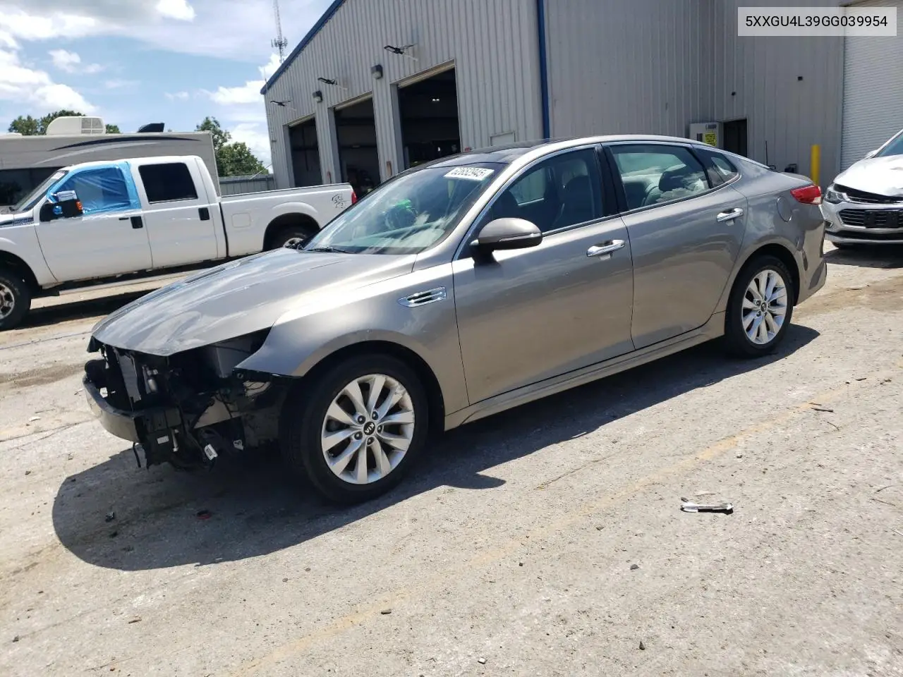 2016 Kia Optima Ex VIN: 5XXGU4L39GG039954 Lot: 62652945
