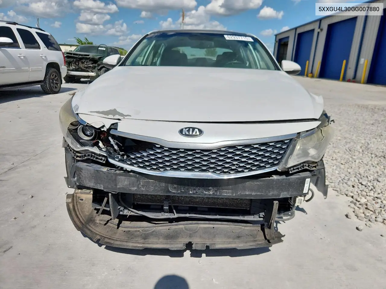 2016 Kia Optima Ex VIN: 5XXGU4L30GG007880 Lot: 62937715