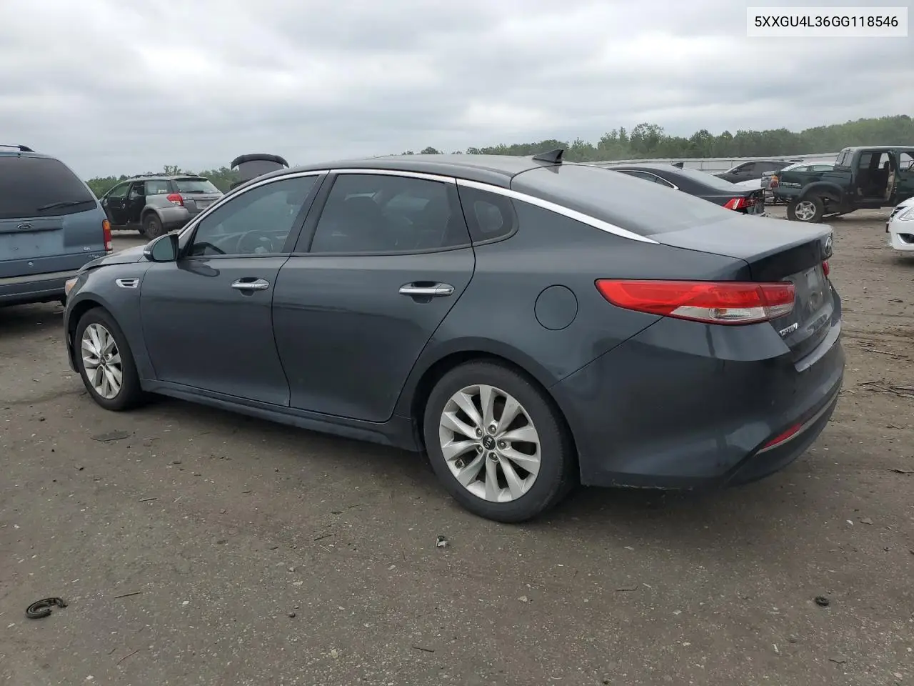 2016 Kia Optima Ex VIN: 5XXGU4L36GG118546 Lot: 62950745