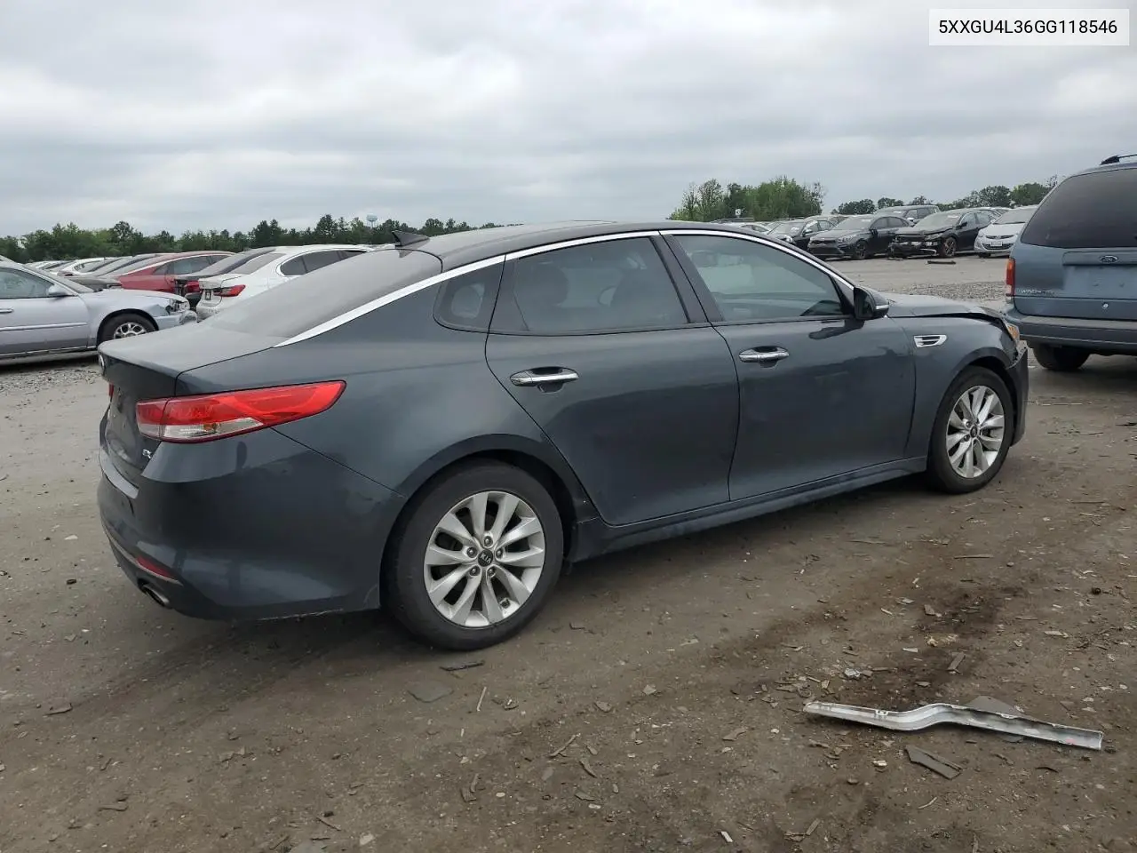 2016 Kia Optima Ex VIN: 5XXGU4L36GG118546 Lot: 62950745