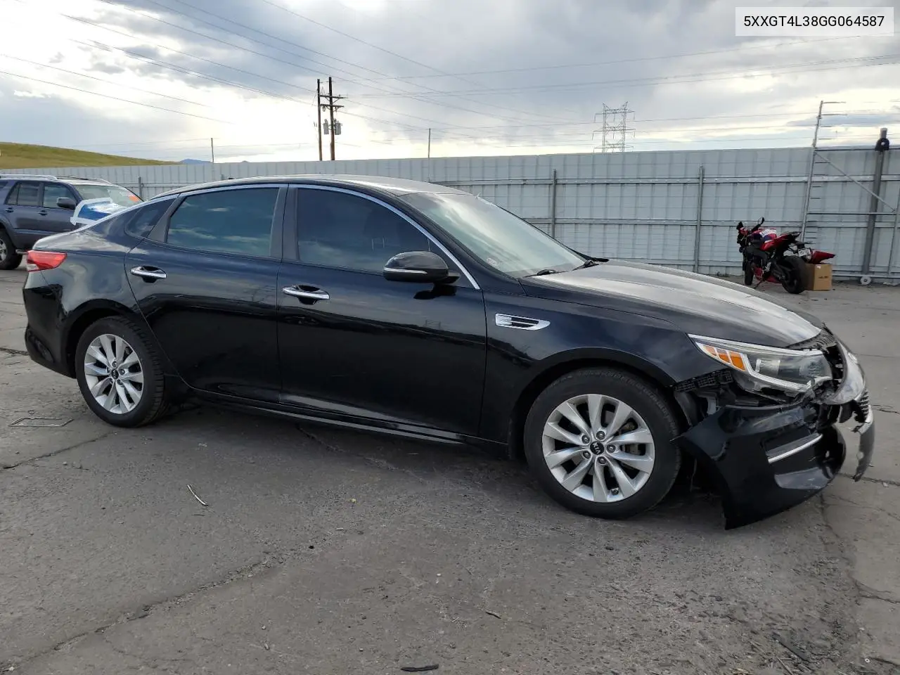 2016 Kia Optima Lx VIN: 5XXGT4L38GG064587 Lot: 62959925