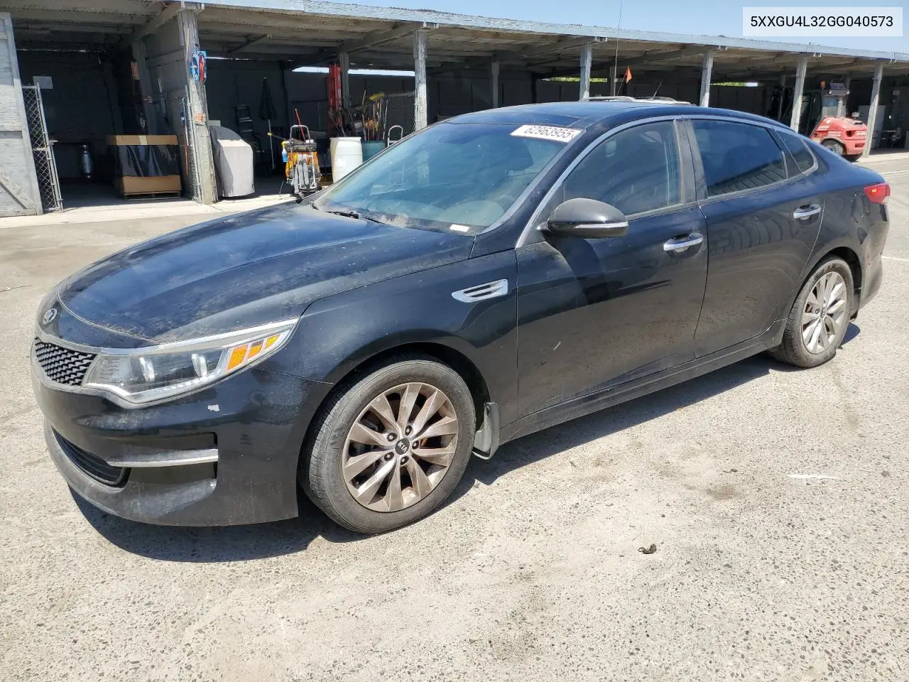 2016 Kia Optima Ex VIN: 5XXGU4L32GG040573 Lot: 62963955