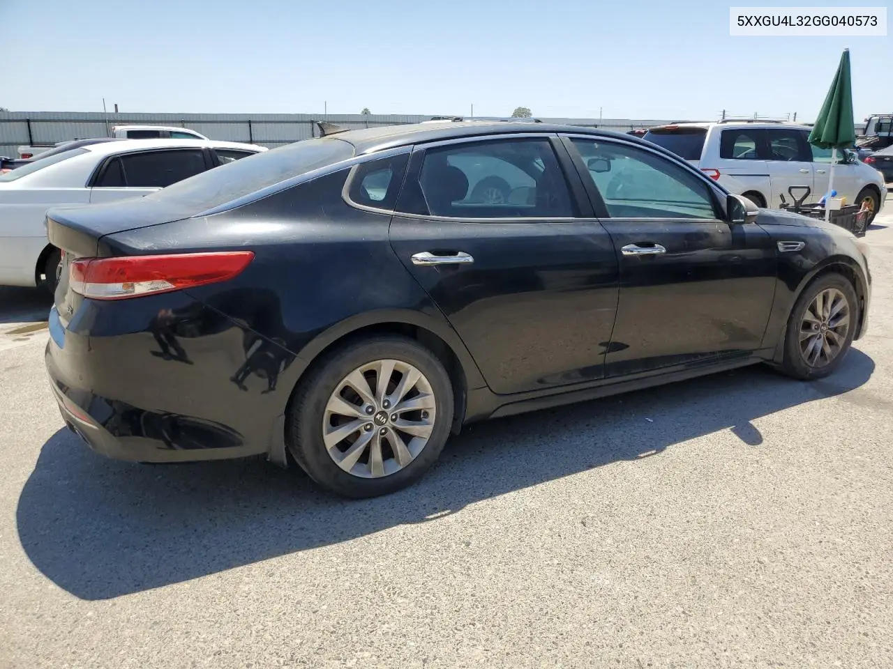 2016 Kia Optima Ex VIN: 5XXGU4L32GG040573 Lot: 62963955