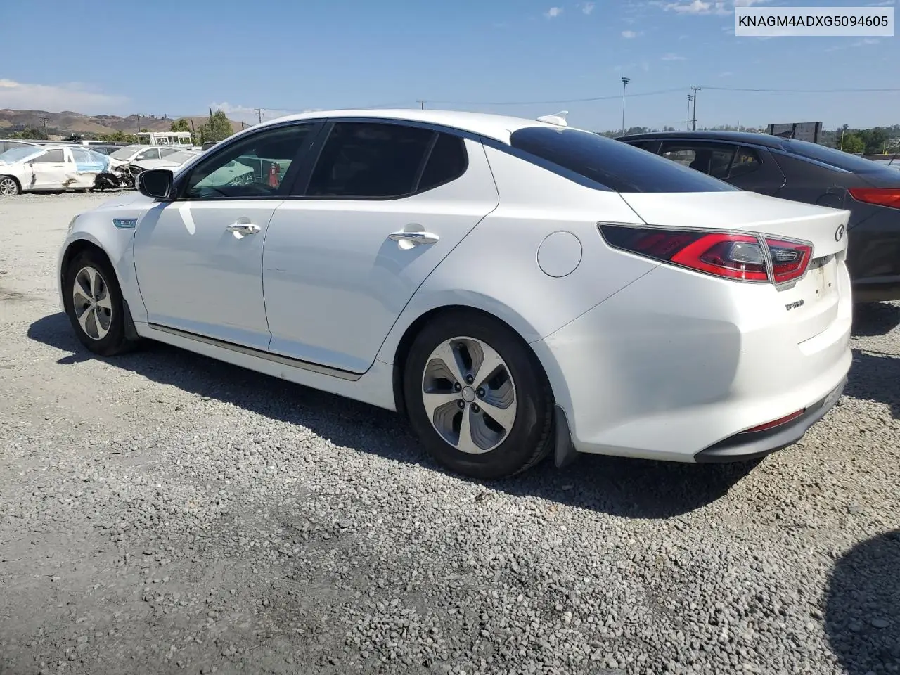 2016 Kia Optima Hybrid VIN: KNAGM4ADXG5094605 Lot: 63284595