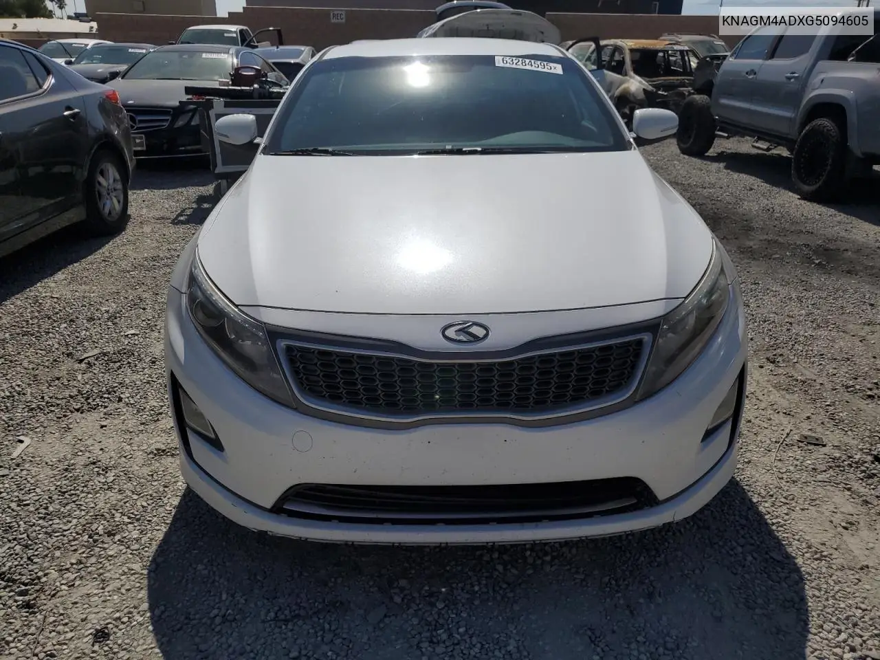 2016 Kia Optima Hybrid VIN: KNAGM4ADXG5094605 Lot: 63284595