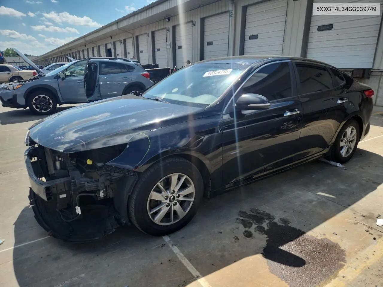 2016 Kia Optima Lx VIN: 5XXGT4L34GG039749 Lot: 63364765