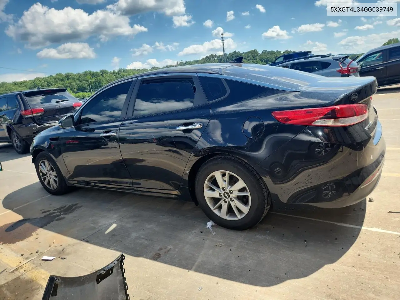 2016 Kia Optima Lx VIN: 5XXGT4L34GG039749 Lot: 63364765