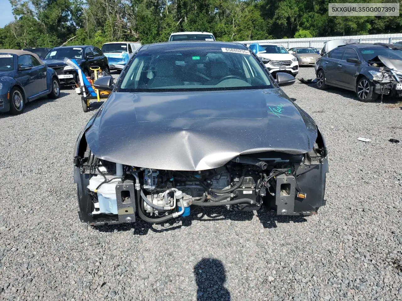 2016 Kia Optima Ex VIN: 5XXGU4L35GG007390 Lot: 65880255