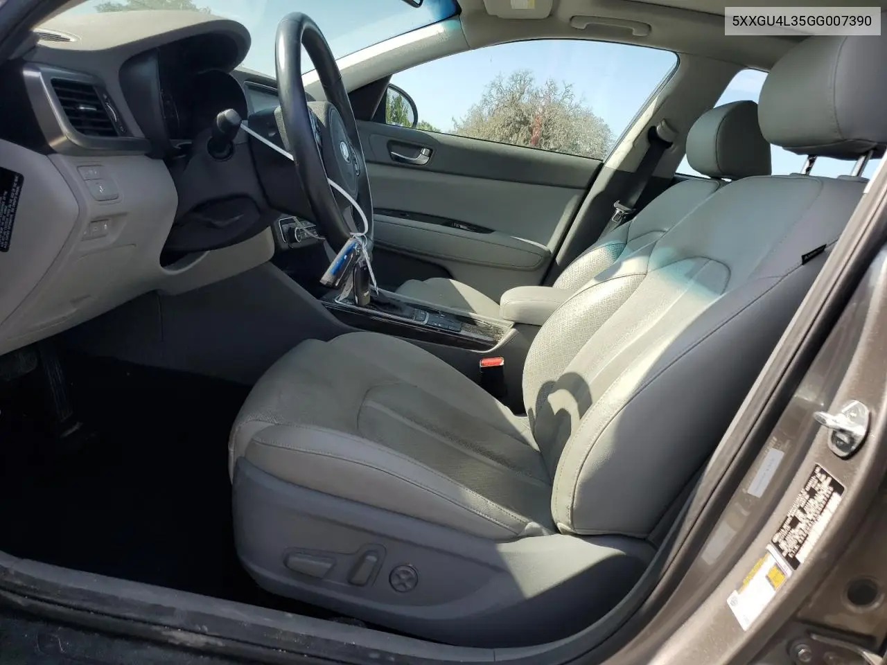 2016 Kia Optima Ex VIN: 5XXGU4L35GG007390 Lot: 65880255