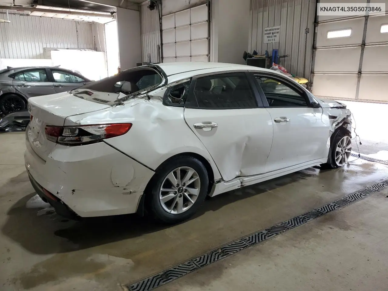 2016 Kia Optima Lx VIN: KNAGT4L35G5073846 Lot: 66078555
