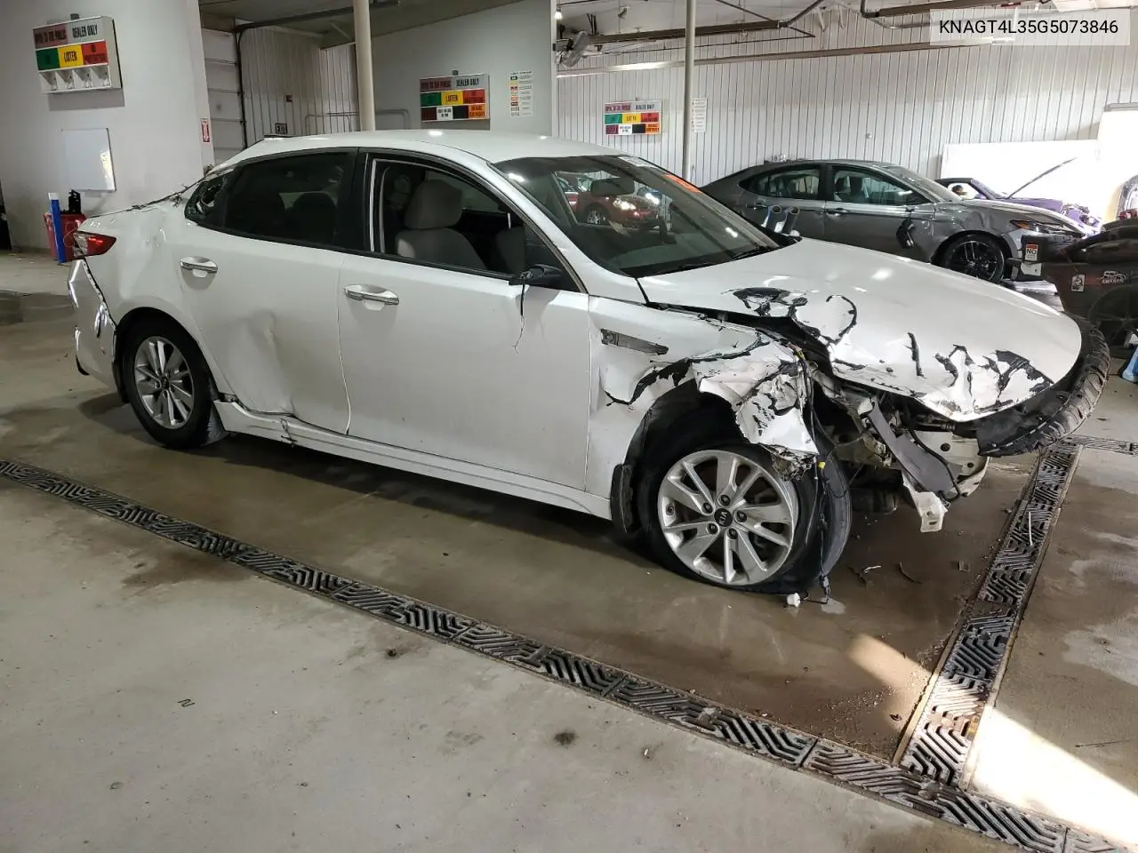 2016 Kia Optima Lx VIN: KNAGT4L35G5073846 Lot: 66078555