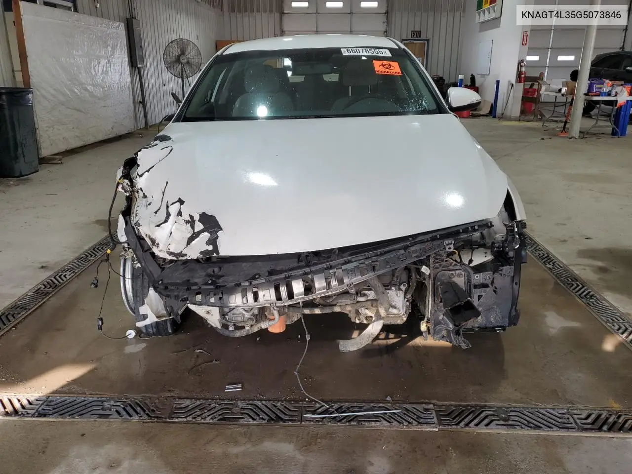 2016 Kia Optima Lx VIN: KNAGT4L35G5073846 Lot: 66078555