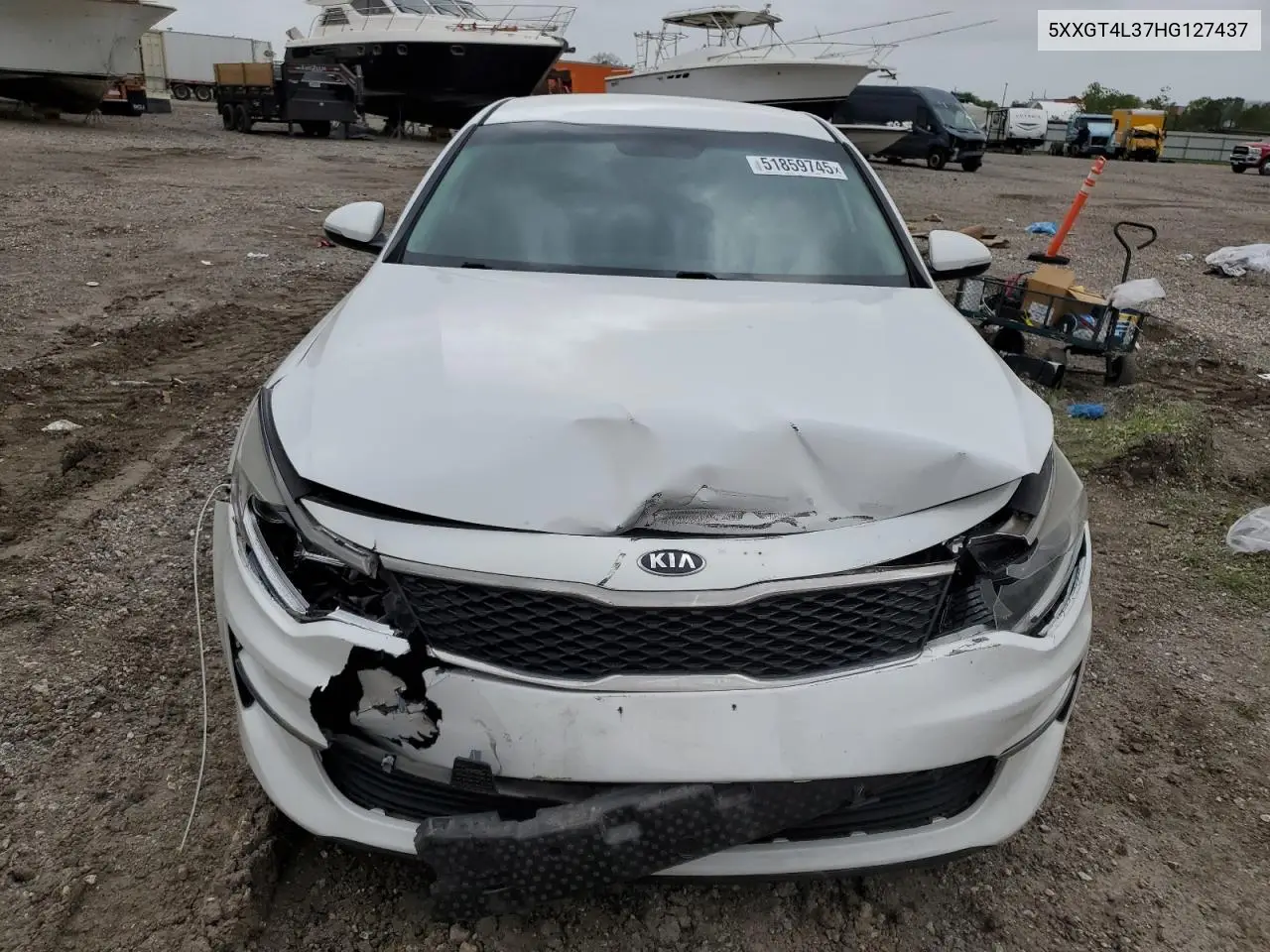 2017 Kia Optima Lx VIN: 5XXGT4L37HG127437 Lot: 51859745