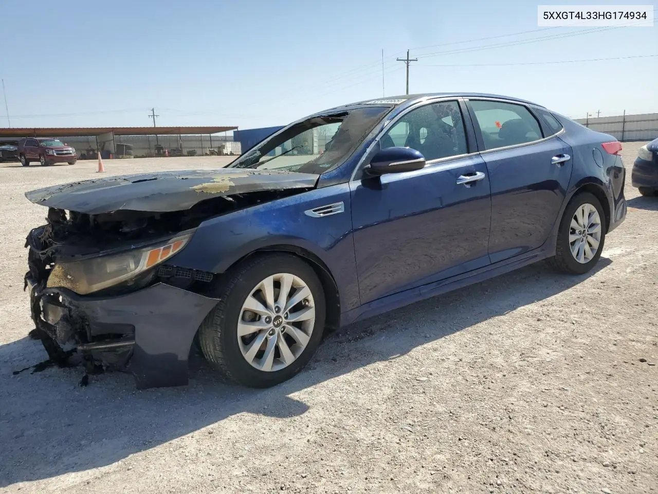 2017 Kia Optima Lx VIN: 5XXGT4L33HG174934 Lot: 52321665