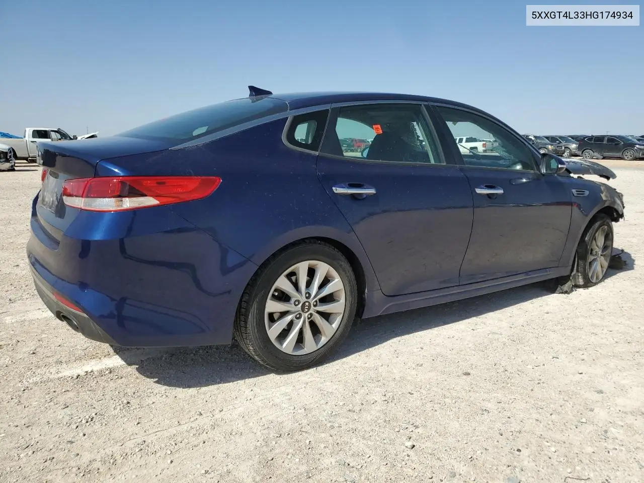 2017 Kia Optima Lx VIN: 5XXGT4L33HG174934 Lot: 52321665