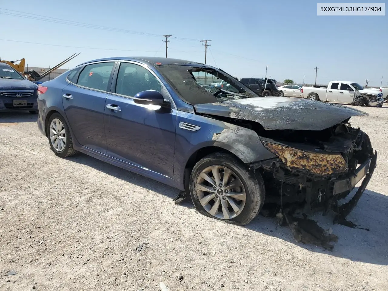 2017 Kia Optima Lx VIN: 5XXGT4L33HG174934 Lot: 52321665