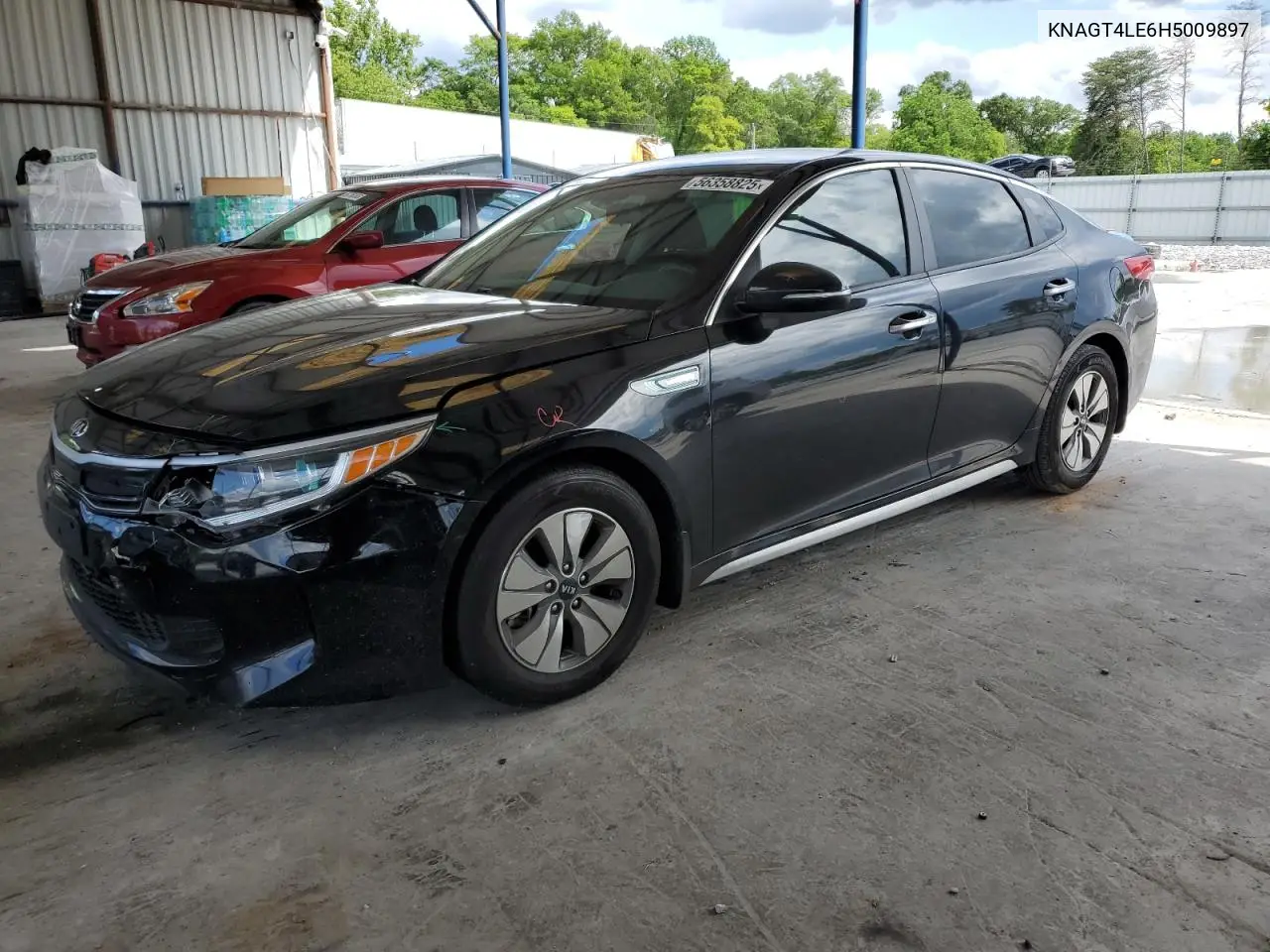 2017 Kia Optima Hybrid VIN: KNAGT4LE6H5009897 Lot: 56358825
